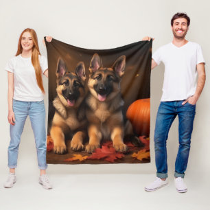 Puppy Herbst Delight Pumpkin Fleecedecke