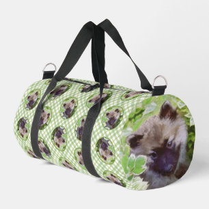 Puppy in the Garden Original Kunst Duffle Bag