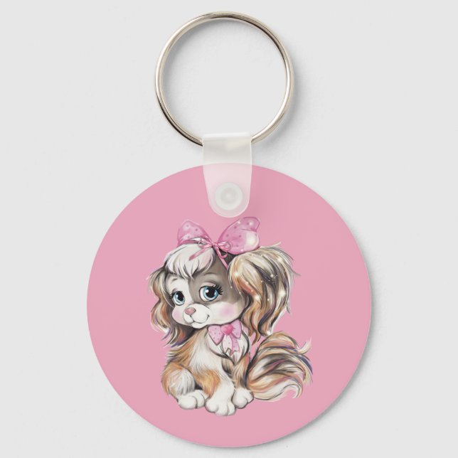 Puppy Keychain Schlüsselanhänger (Vorderseite)