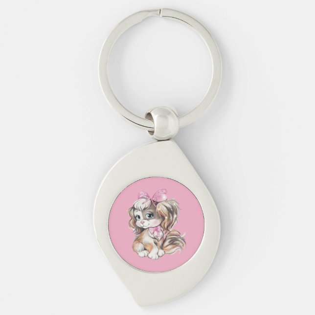 Puppy Keychain Schlüsselanhänger (Vorderseite)