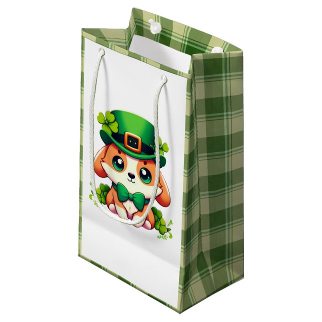 Puppy Kleine Geschenktüte (Vorderseite Schrägansicht)
