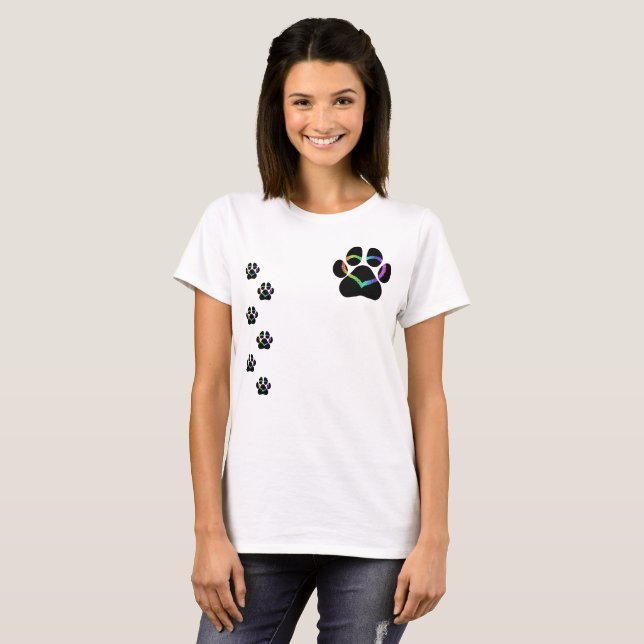PUPPY LIEBE Black T-Shirt (Vorne ganz)