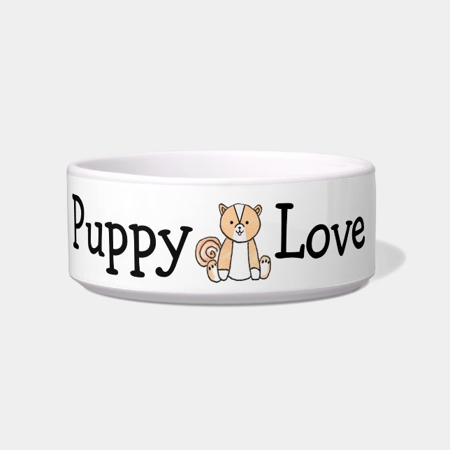 Puppy-Liebe-Bowl Napf (Vorderseite)