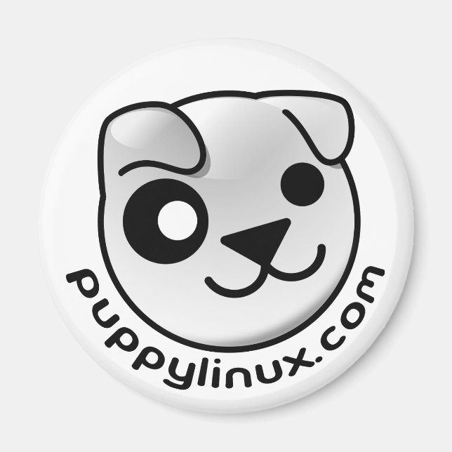 puppy linux dot com aimant (Devant)