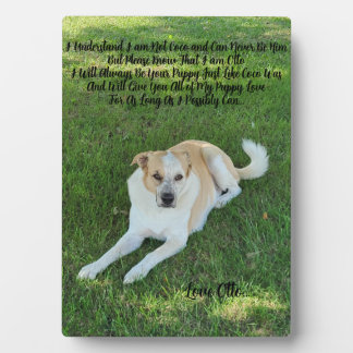 Puppy Love Fotoplatte