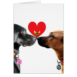 Puppy Love Valentine card