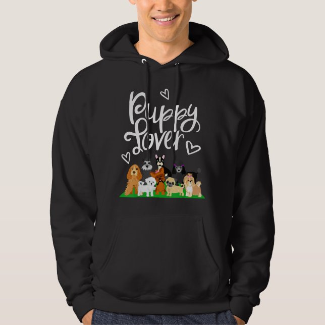 Puppy Lover Hoodie (Vorderseite)