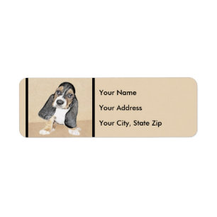 Puppy-Malerei im Basset-Hund - Original Hundeschic