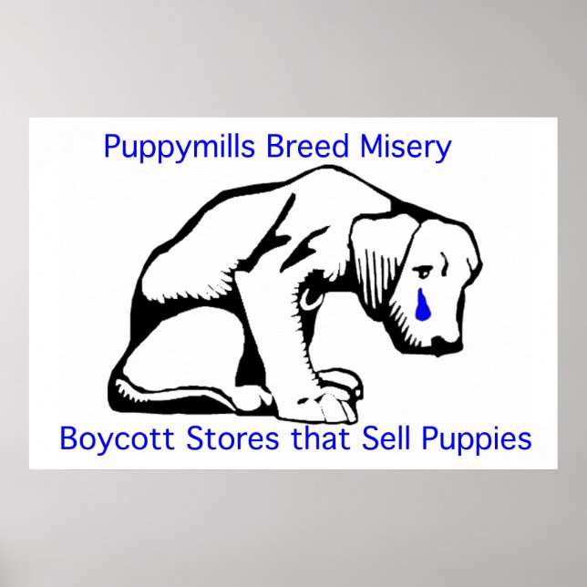 Puppy Mills Breed Misery Poster (Vorne)