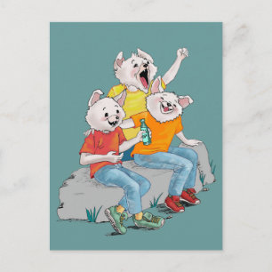 Puppy Pack Postkarte