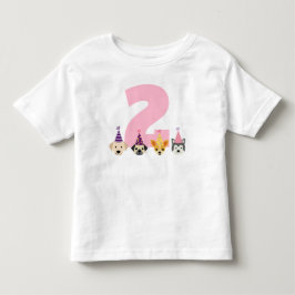 Puppy Party Girl Geburtstagsgeschenk - Shirt - Ros