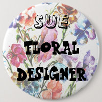 PUPPY PAW DRUCKEN | FLORAL ID BUTTOM