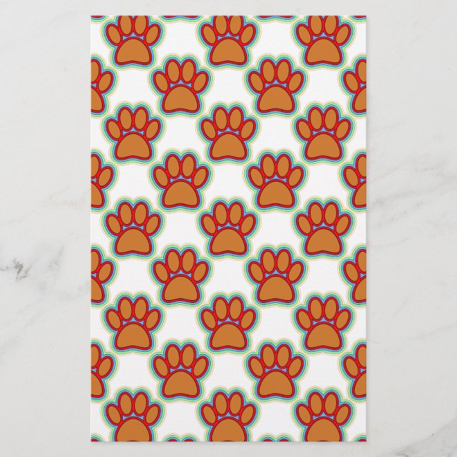 Puppy Paws Briefpapier (Vorderseite)