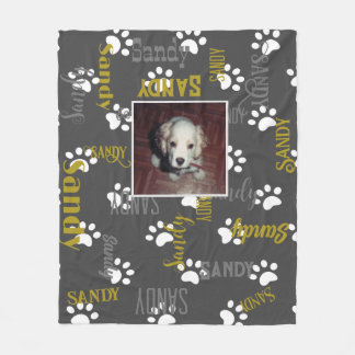 Puppy Paws Fleece Blanket