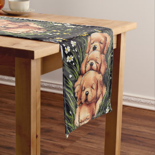 Puppy Pile Table Runner Kurzer Tischläufer