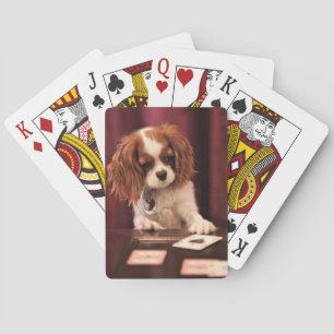 Puppy Plays Cards Spielkarten