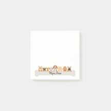 Puppy Post It Notes Niedlich Doggy Notepad