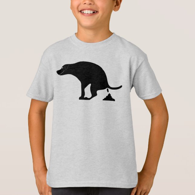 Puppy Potty kacke Hundeschuss und Niedlich T-Shirt (Vorderseite)