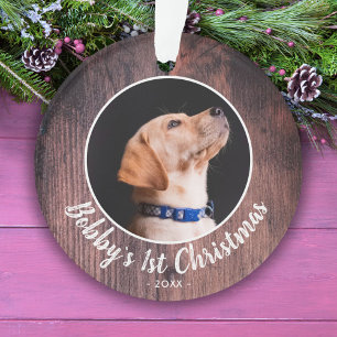 Puppy`s 1er Noël chien animal de compagnie photo P