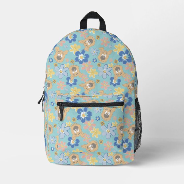 Puppy Scooby-Doo-Blume Bedruckter Rucksack (Vorderseite)