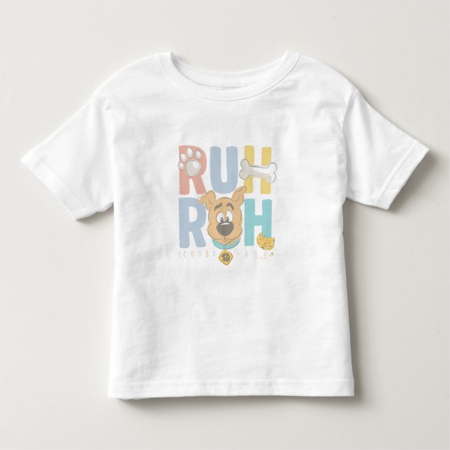 Puppy Scooby-Doo "Ruh Roh" Kleinkind T-shirt (Vorderseite)