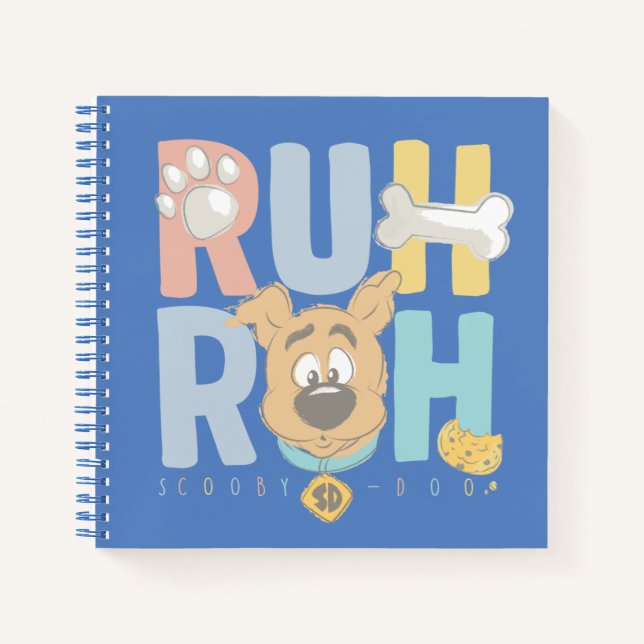 Puppy Scooby-Doo "Ruh Roh" Notizbuch (Vorderseite)