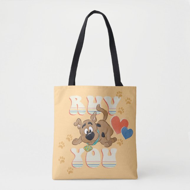 Puppy Scooby-Doo "Ruv You" Tasche (Vorderseite)