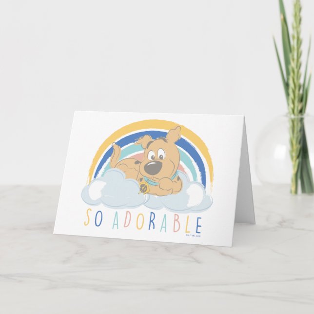 Puppy Scooby-Doo "So Adorable" Karte (Vorderseite)