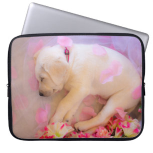 Puppy Sleepy Veil 01 Laptopschutzhülle