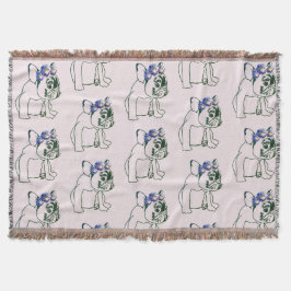 Puppy, Sweet Throw Blanket Decke