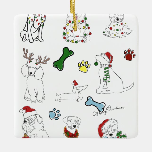 PUPPY XMAS ORNAMENT (Vorderseite)