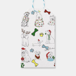 PUPPY XMAS TAG  GESCHENKANHÄNGER