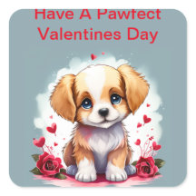 Puppy zum Pawfect Valentinstag,