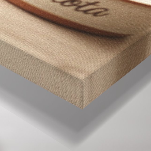 Puppy's First Turkey Day Canvas Print Leinwanddruck (Ecke(Unten))