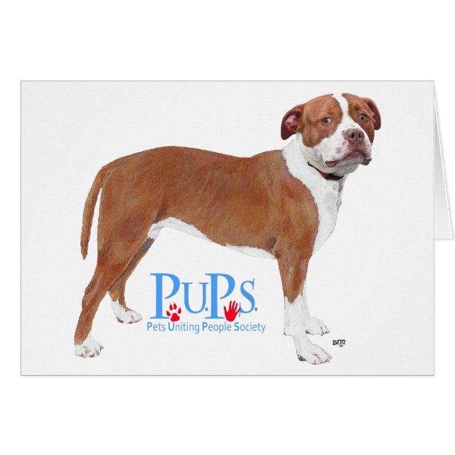 PUPs Retcued Pit Bull (Vorderseite (Horizontal))