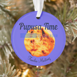 Pupusa Time Salvadorien Custom Nom nourriture préf