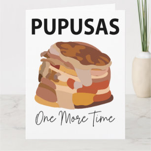 Pupusas El Salvadorian Salvador Brot Pupusas Karte