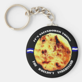 Pupusas ist eine Sache der Salvadoren Schlüsselanhänger