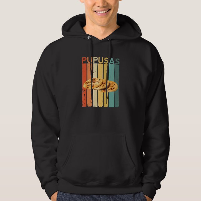 Pupusas Salvadorianisches Essen El Salvador Vos Pu Hoodie (Vorderseite)