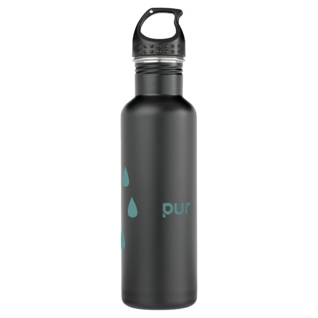 Pur Edelstahlflasche (Vorderseite)