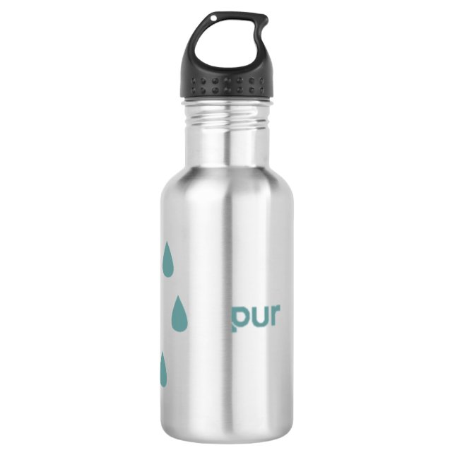 Pur Edelstahlflasche (Vorderseite)