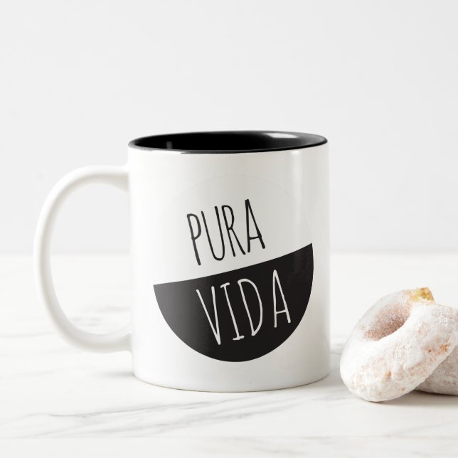 Pura Vida 325ml Tasse (Mit Donut)