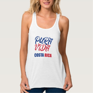 Pura Vida Costa Rica Gift Souvenir Ticos and Ticas Tank Top