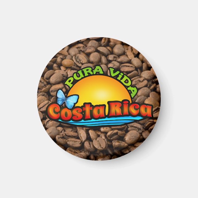 Pura Vida Costa Rica Magnet (Vorne)