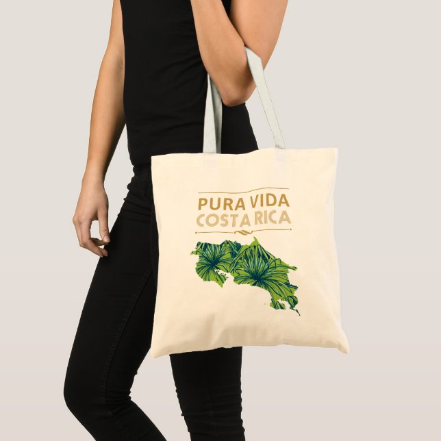 Pura Vida Costa Rica Tasche (Vorderseite (Produkt))