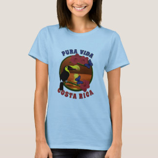 Pura Vida Costa Rica Template T-Shirt