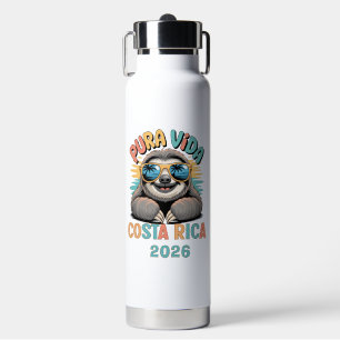 Pura Vida Faultierliebhaber Costa Rica Entspannt  Trinkflasche