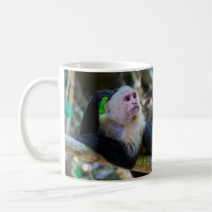 Pura vida für Weißkopf-Kapuzineraffen Kaffeetasse