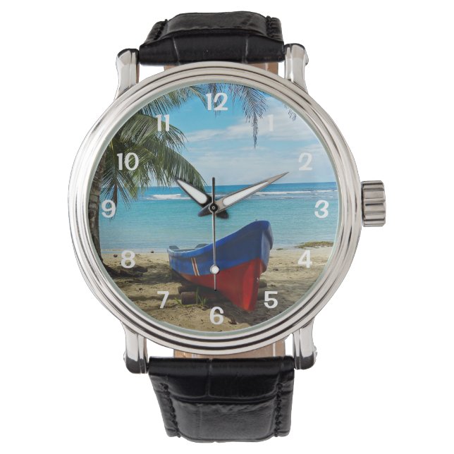 Pura Vida in Costa Rica - Zentralamerika Armbanduhr (Vorderseite)