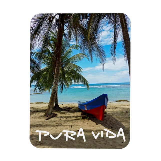 Pura Vida in Costa Rica - Zentralamerika Magnet (Vertikal)